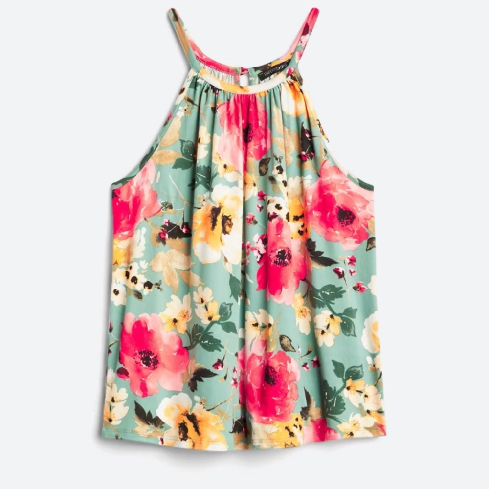 Papermoon Keyhole Knit Top